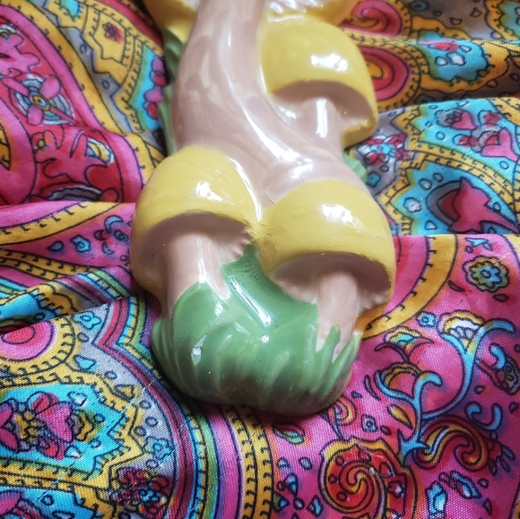 Vintage Arnel's mushroom spoon rest merry mushroom yellow - Picture 3 of 5